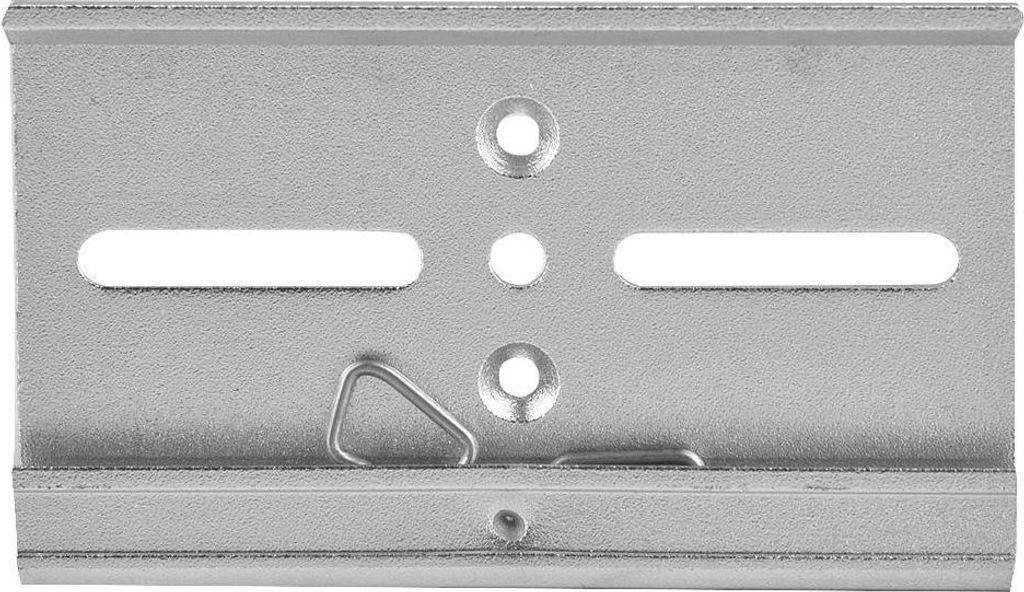 35mm Alu DIN-Schienen Befestigungsklammer für Relaismontage, Modell #7, mattiert