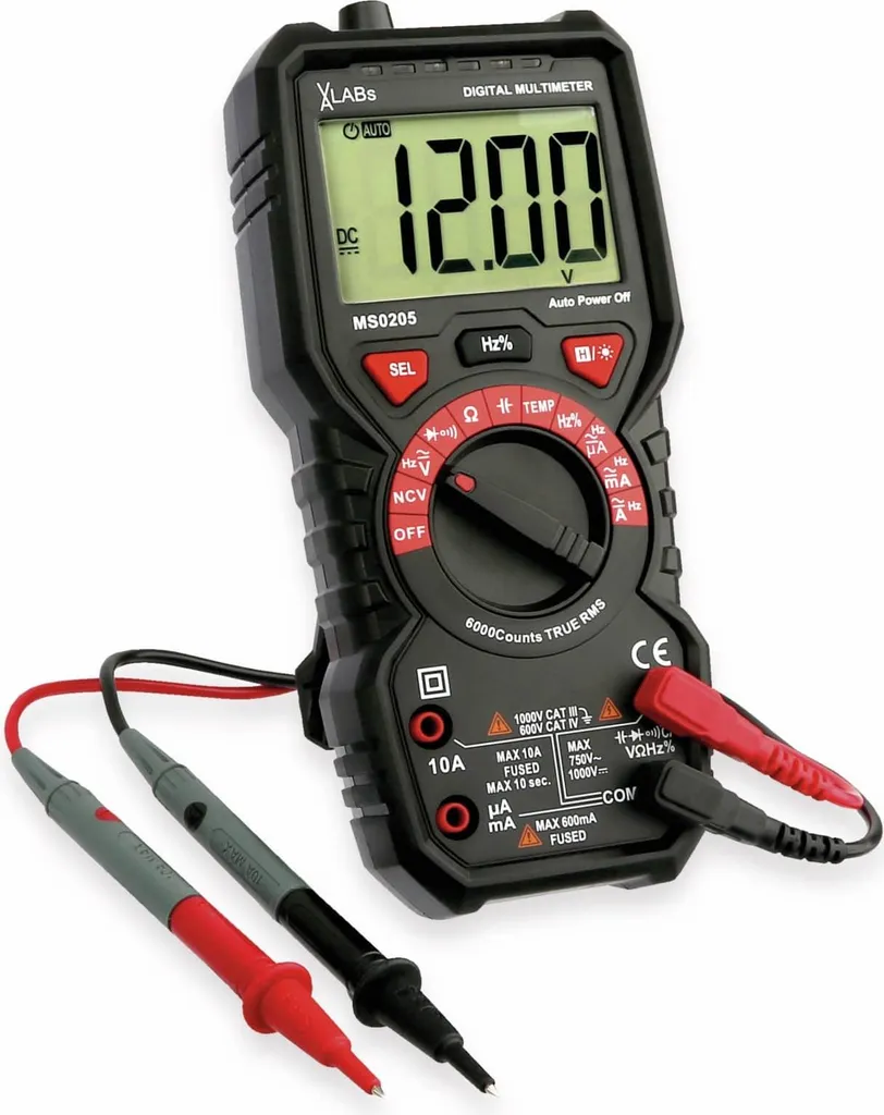 Multimètre VA LABS MS0205 True RMS pour corriger vos pannes électriques - 6