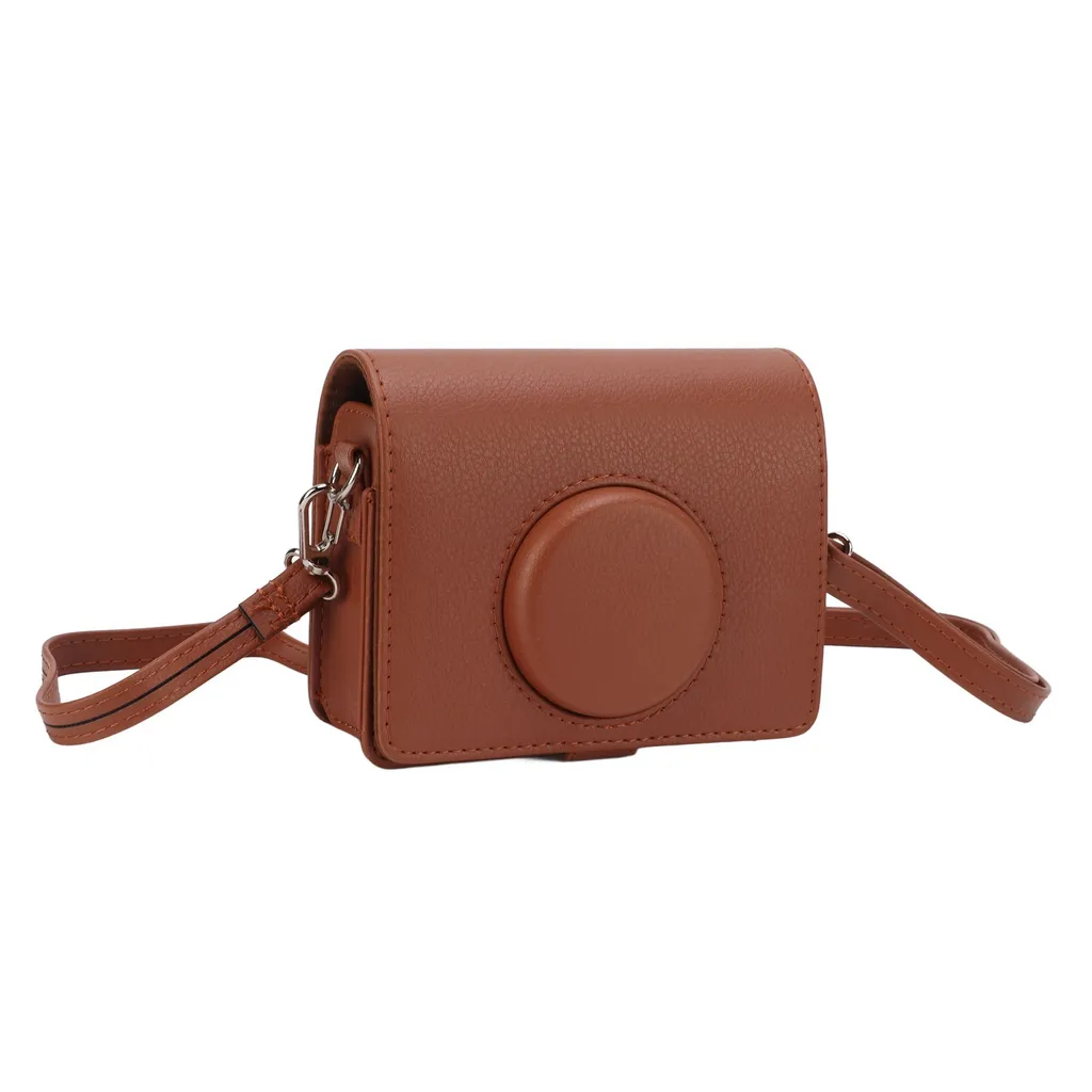 Borsa Fotografica Marrone Fashion per Instax Mini Evo | Tracolla Chic