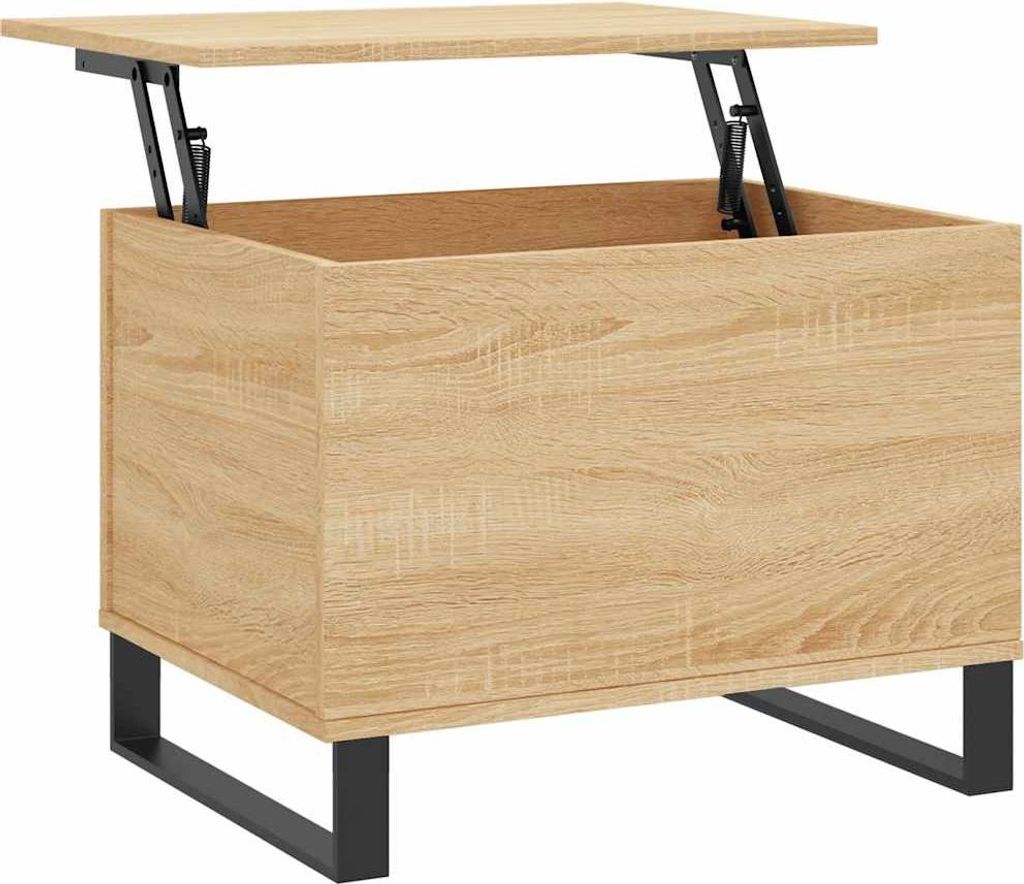vidaXL Couchtisch Sonoma-Eiche 60x44,5x45 cm Holzwerkstoff