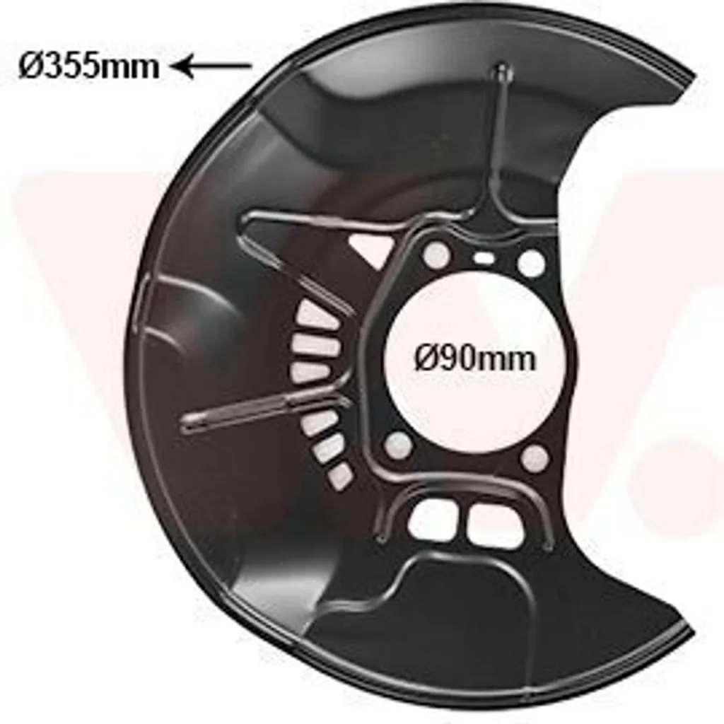 Tôle anti-éclaboussures VAN WEZEL 5474372 pour TOYOTA RAV 4 IV Droit