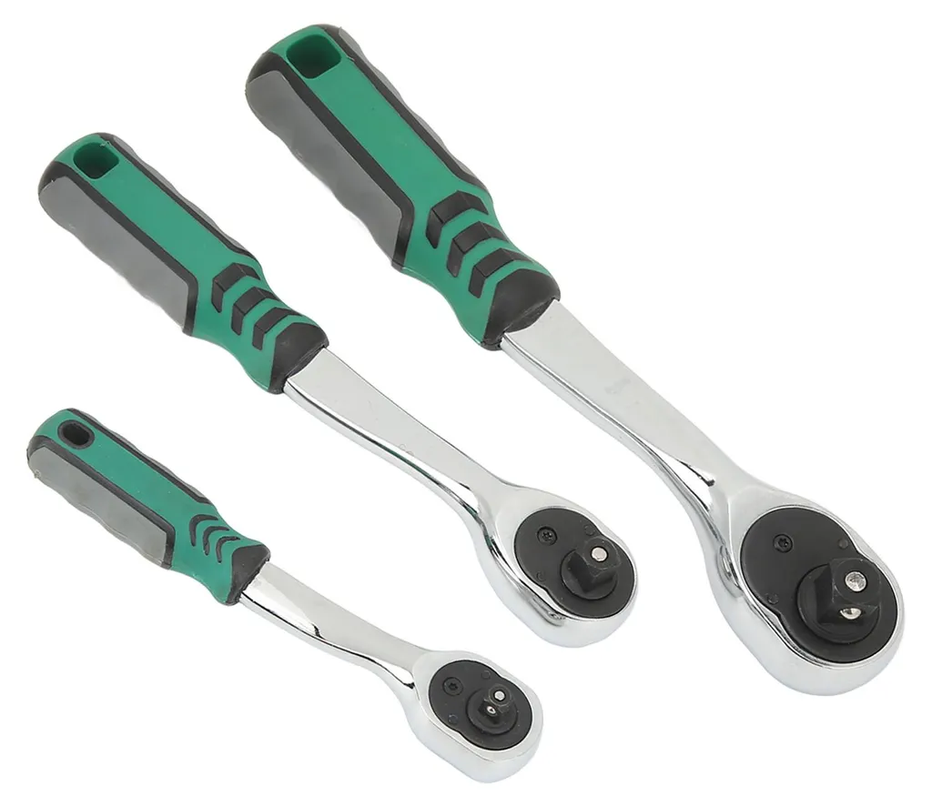 Clé à douille à cliquet 72 dents inox avec système de verrouillage rapide - 11