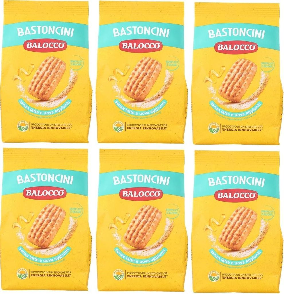 6x Balocco Bastoncini Kekse zum Frühstück 350g biscuits Produktbild 