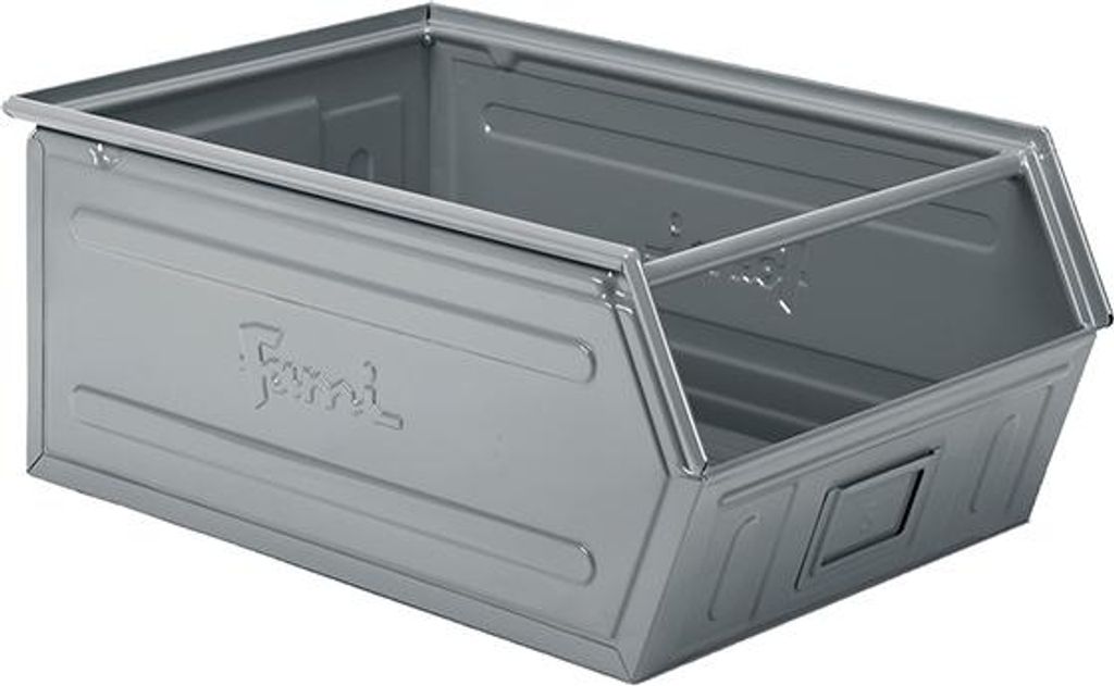 Stahlbehälter GR.5 GRAU RAL7000 MM B=450 T=700 H=300