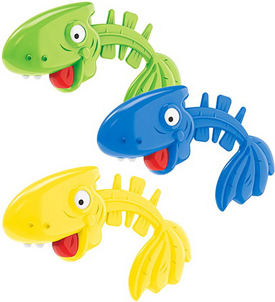 Spielzeug zum Tauchen, Fischskelett-Set, 22 cm, 3 Stück