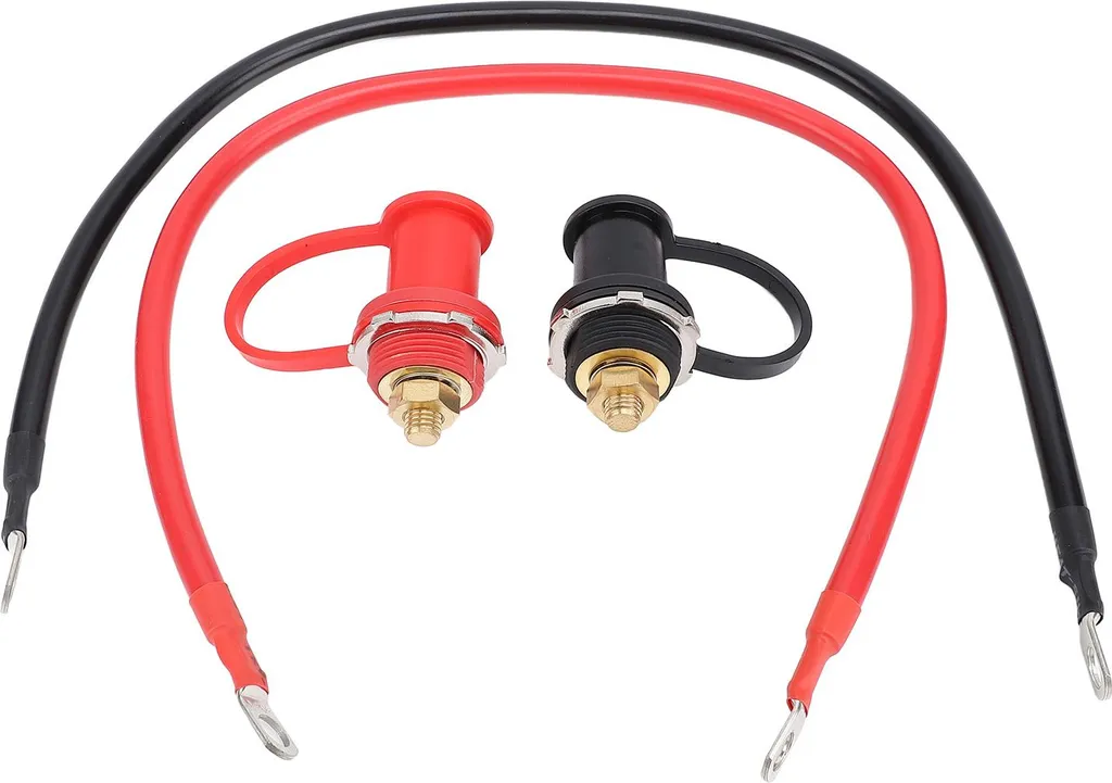 Bornes de batterie 250A avec capuchon isolant pour bateau et camion