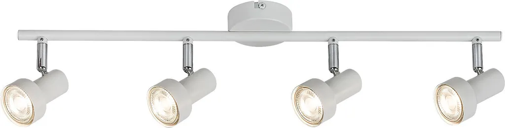 Rampe de 4 spots de plafond orientables blanc Konrad Rabalux 5357