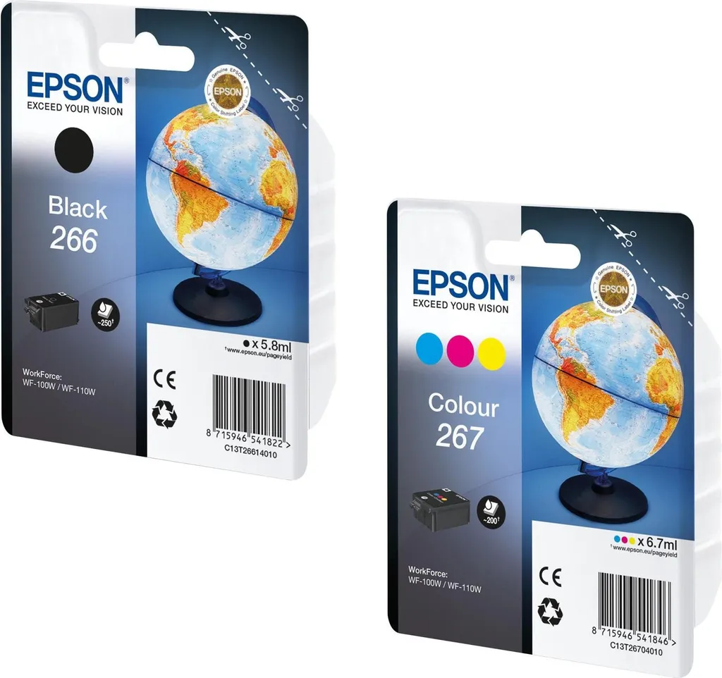 Multipack de cartouches d'encre Epson 266 / 267 originales pour imprimante