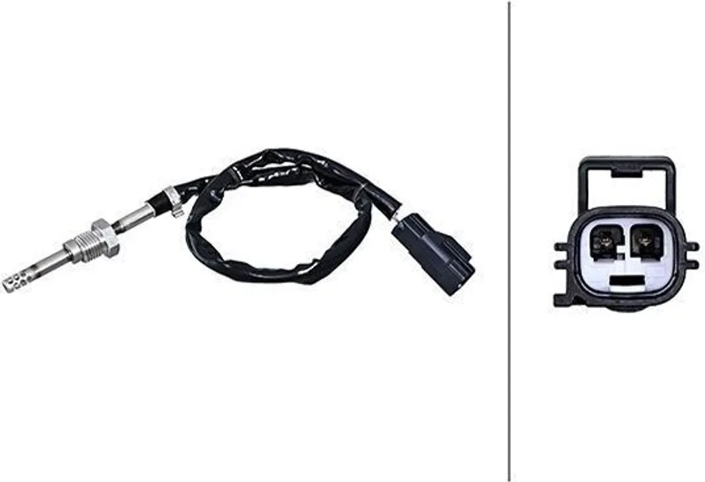 Sonde Température Échappement HELLA pour Réparation Volvo XC90 et V70
