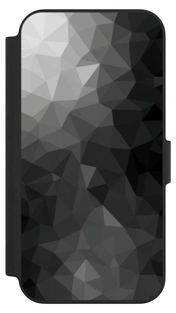 NIVOCASE Klapphülle für Apple iPhone 13 Handyhülle aus Kunst Leder NIVOflip schwarz Mosaik Muster Tarnmuster