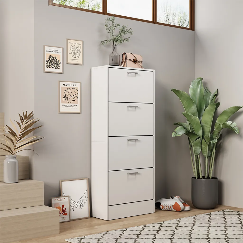 Vicco Scarpiera Gregor Bianca 63x150 cm | Mobile Salvaspazio Ingresso