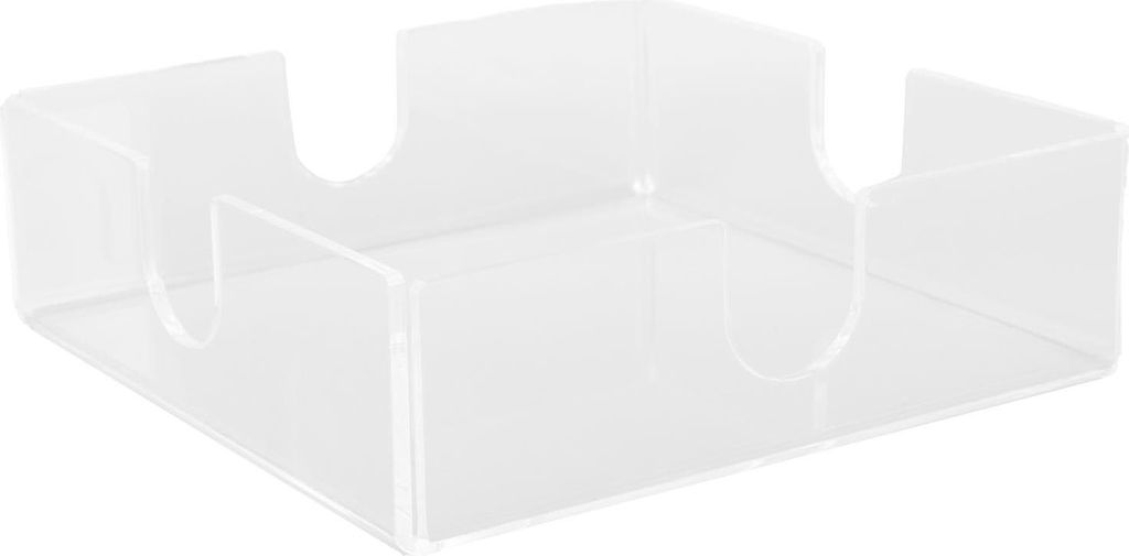 Acryl Serviettenhalter Quadrat Elegant Klar Tischplatte Tissue Dispenser für Küche Restaurant Bar