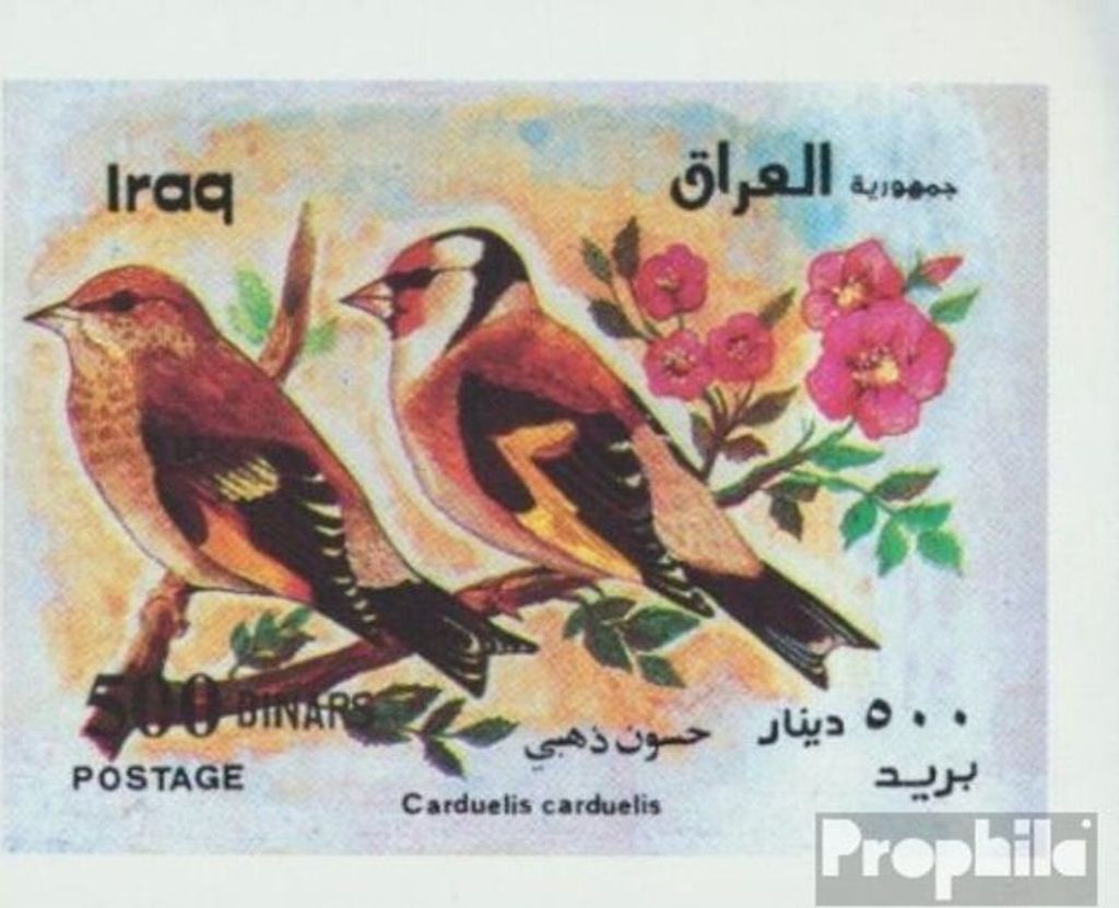 Briefmarken Irak 2000 Mi Block91 (kompl.Ausg.) postfrisch Vögel