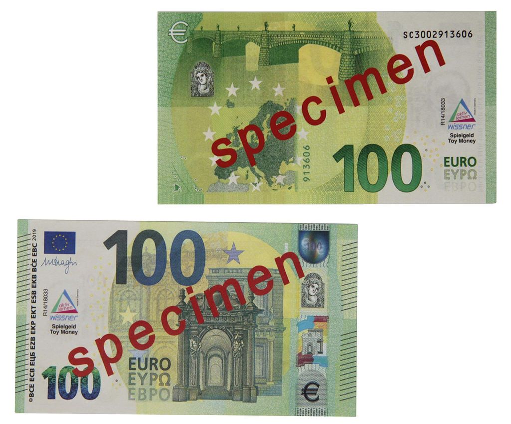 WISSNER 80620.14 aktiv lernen - 140 Euro Rechengeld Scheine Produktbild 