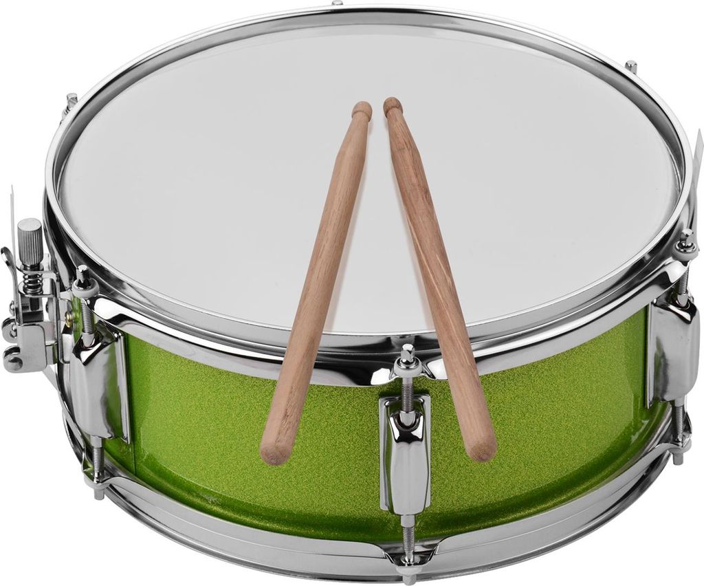 12inch Snare Drum Head mit Drumsticks Schultergurt Drum Key für Student Band