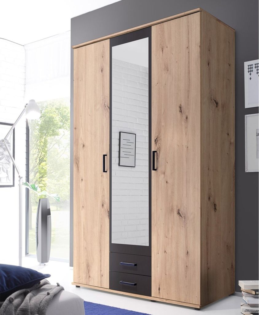 Spannende Kleiderschrank Eiche 120 Cm Bildersarah5071