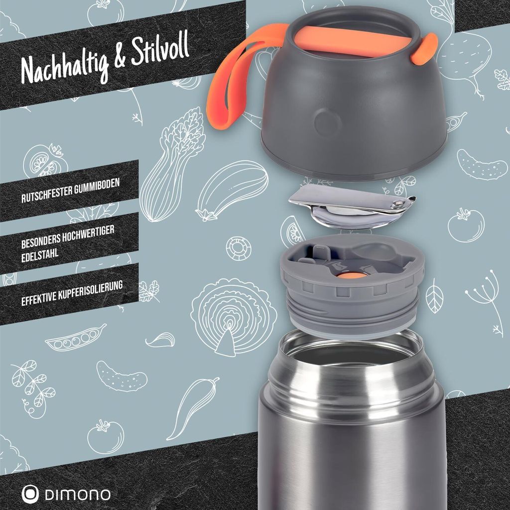 Dimono® Thermobehälter Warmhaltebehälter; to-Go Produktbild 4