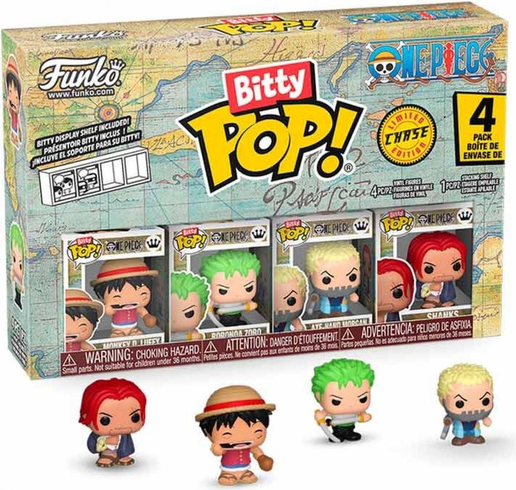 FUNKO Bitty POP - One Piece Luffy #4er Pack
