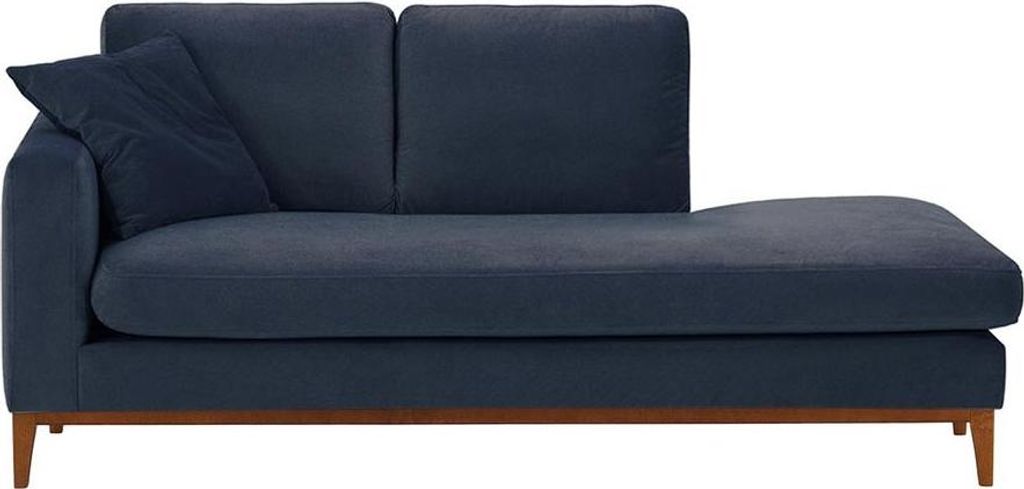 Linksseitiges Chaiselongue Covex Wood-Velluto 11-aveo