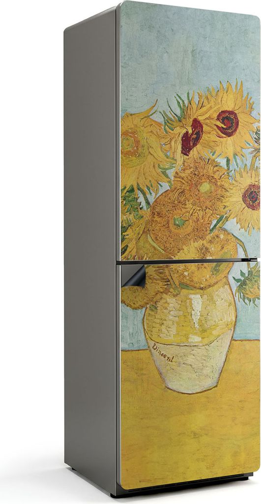 Slnečnice Van Gogh - Magnetický kryt na chladničku - Obrázok produktu 