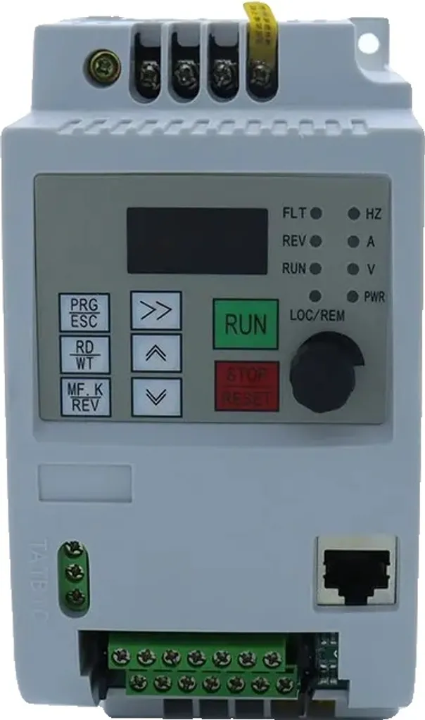 Convertisseur de fréquence monophasé 220V pour moteur électrique 2.2kW VFD