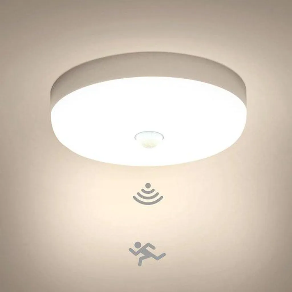 Luminaire de plafond LED automatique IP56 blanc neutre 15W 4000K