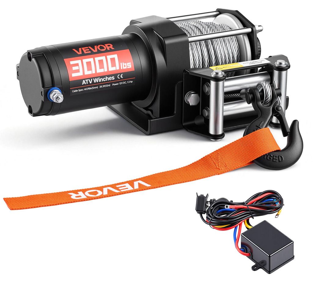 Elektrický naviják VEVOR 1360 kg, naviják s motorem 12 V DC Obrázek produktu 