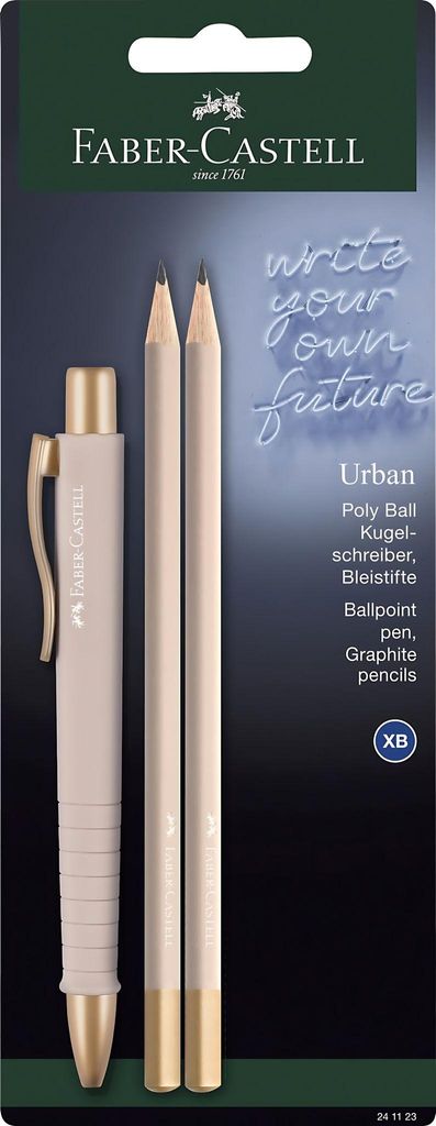 Faber Castell Kugelschreiber Poly Ball Urban BS pale rose Produktbild 