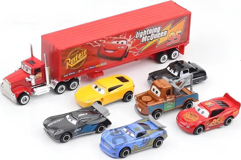 Ensemble de jouets de dessin animé Cars, miniatures avec Image du produit 