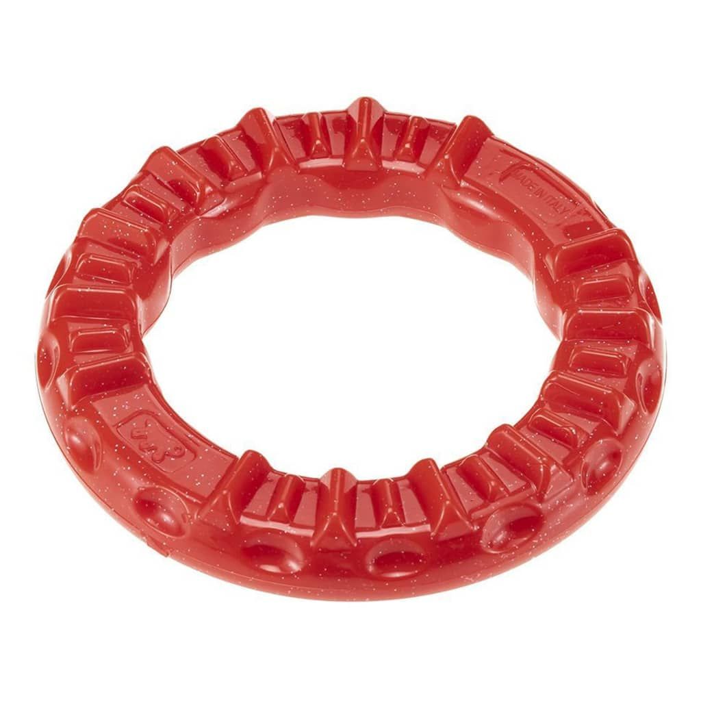 Ferplast Zahnspielzeug für Hunde Smile Medium Rot