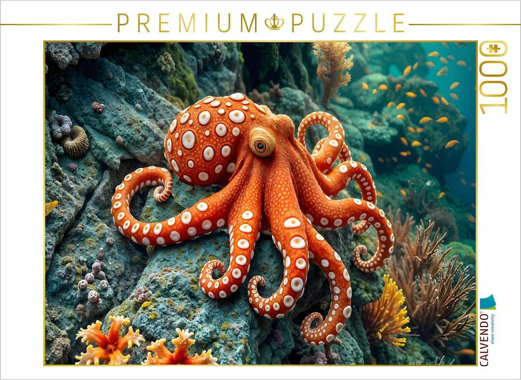 CALVENDO Puzzle Majestät der Tiefsee | 1000 Teile Lege-Größe 64x48cm Foto-Puzzle für glückliche Stunden