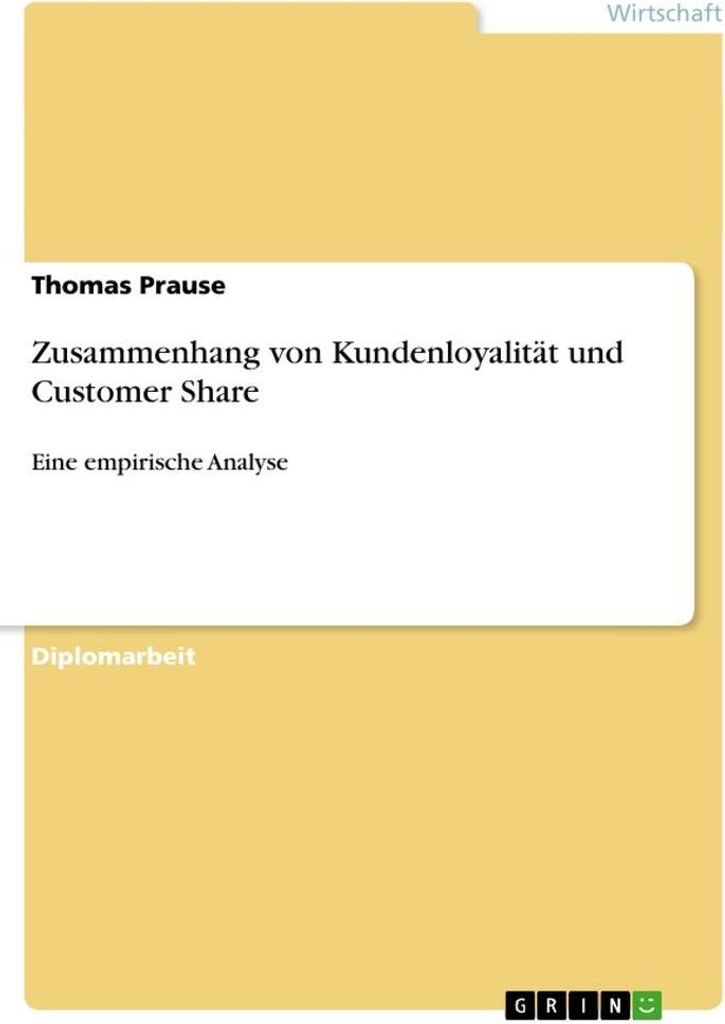 Zusammenhang von Kundenloyalität und Customer Share