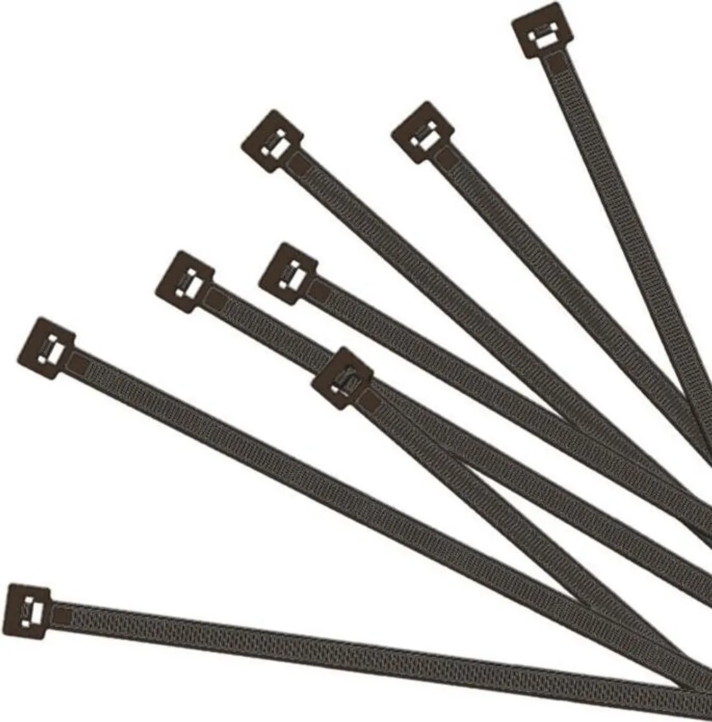 Fascette per Cavi 300x3,5mm Nere Professionali - Pack 50 Pezzi Nylon