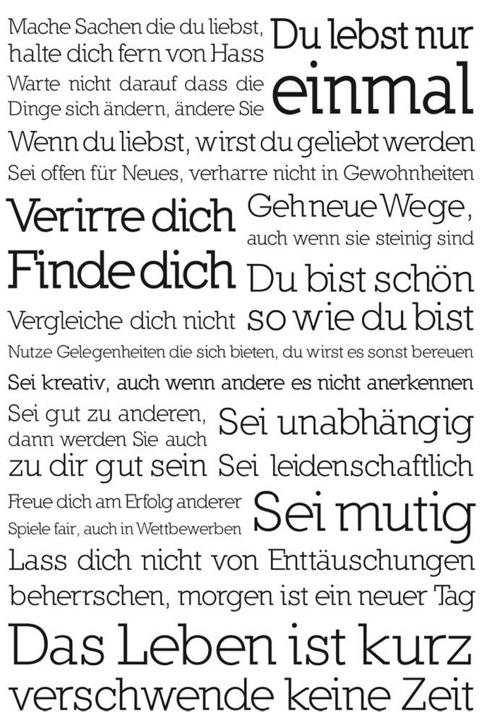 Du lebst nur einmal - Motivational Kunstdruck - Poster Produktbild 