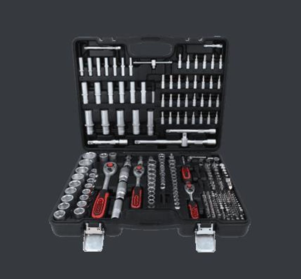 KS Tools sada nástrčných kľúčov, 255 ks. 1/4"+3/8"+1/2" Obrázok produktu 