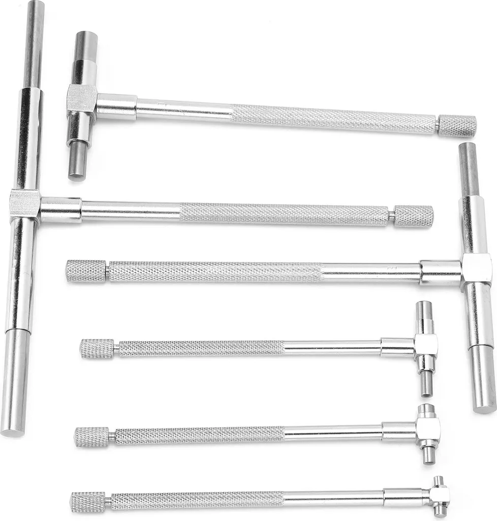 Set de 6 jauges d'alésage réglables avec piston à ressort et blocage vis - 8