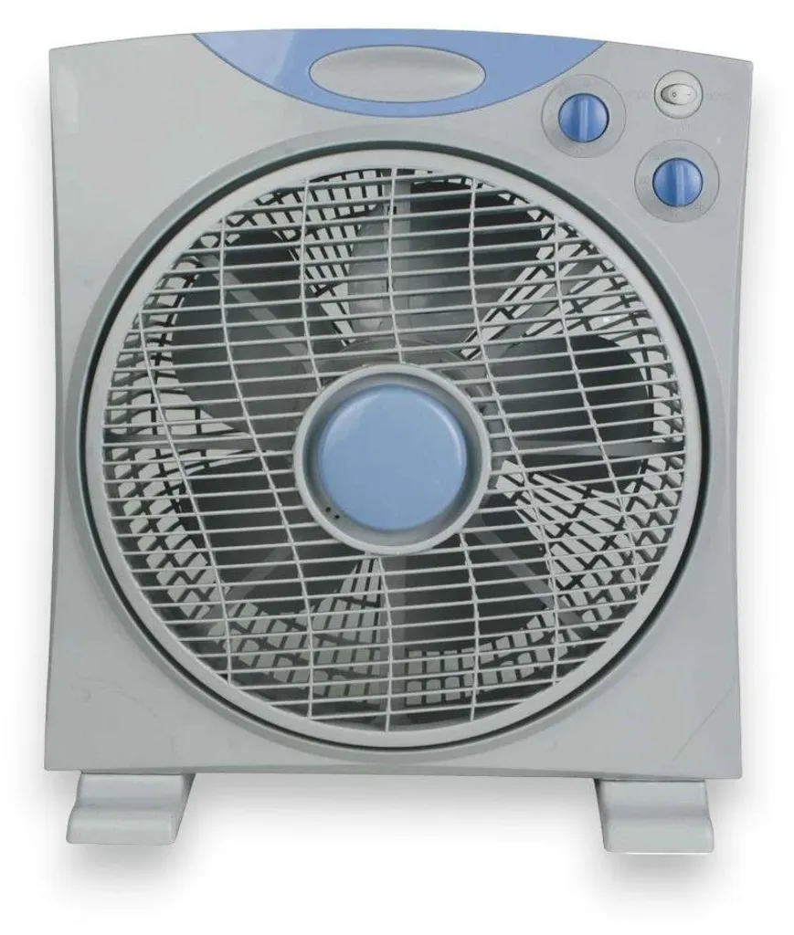 Ventilateur box fan 40W à poser avec diffusion d'air rotative et timer - 2