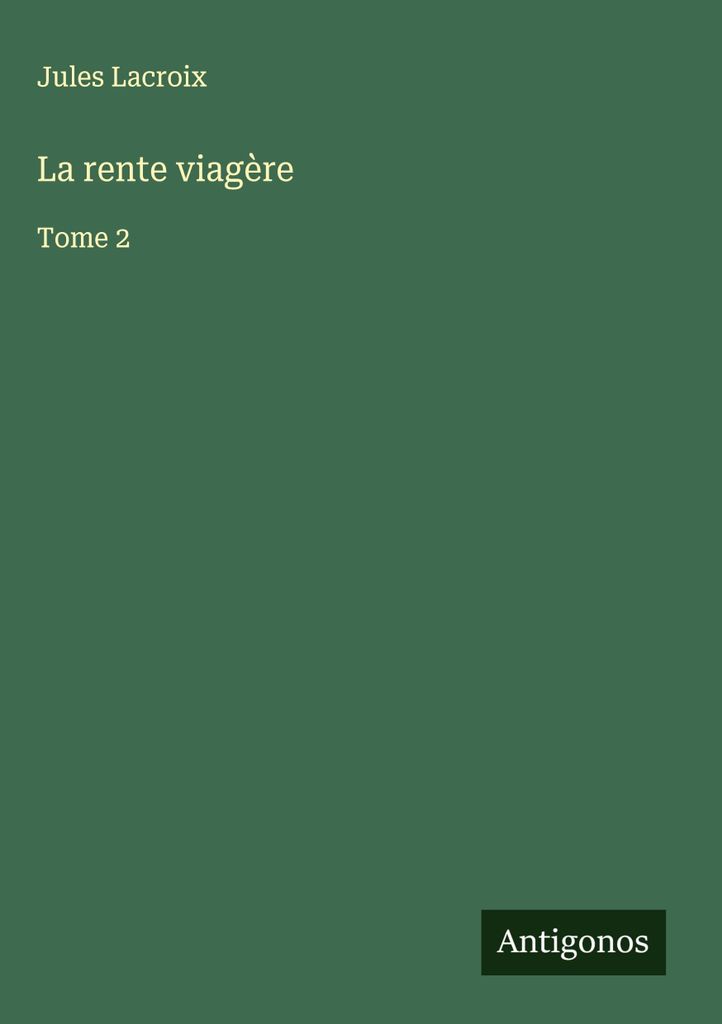 La rente viagère