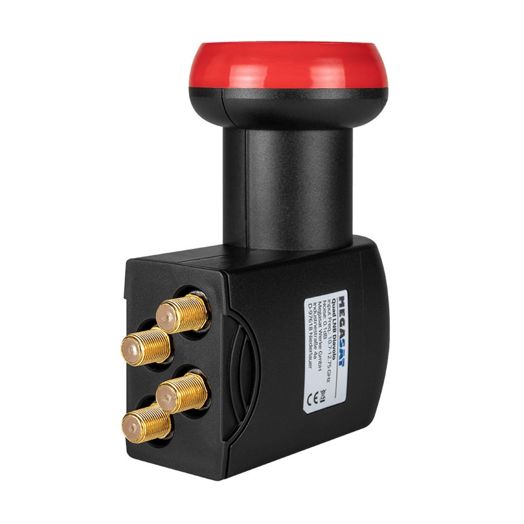 LNB Quad, 0,1 dB, Megasat Diavolo Productafbeelding 