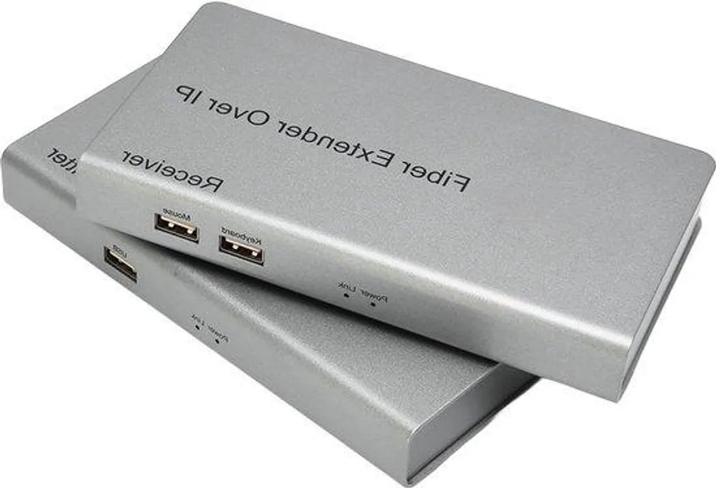 Extendeur KVM HDMI sur fibre optique SC 20 km Full HD 1080p noir
