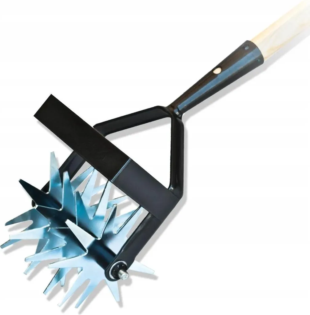 Cultivateur manuel 4 dents en acier trempé pour un sol meuble et sain