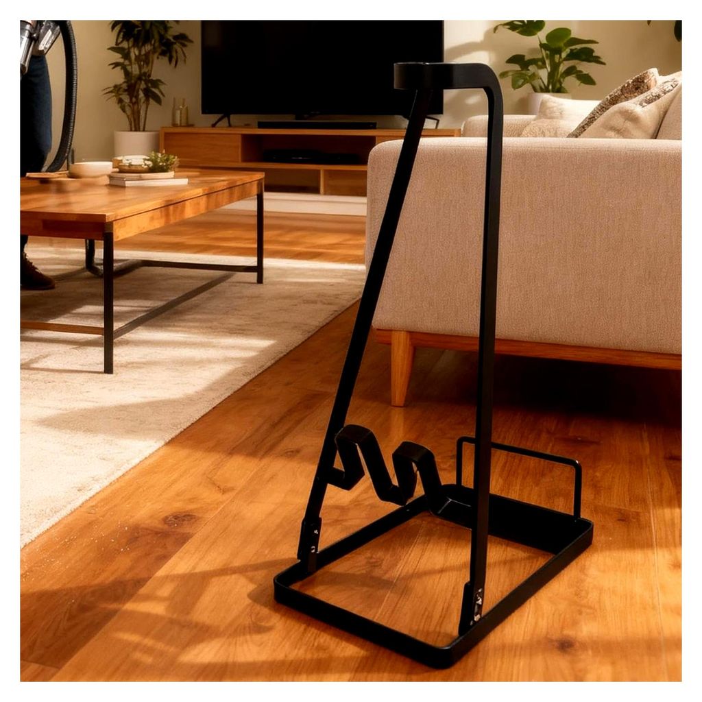 Staubsaugerhalter | Metallisches vertikales Gestell für bohrfreie Aufbewahrung - Für Zuhause, Küche, Badezimmer, Wohnzimmer, Balkon, Büro, Wohn...