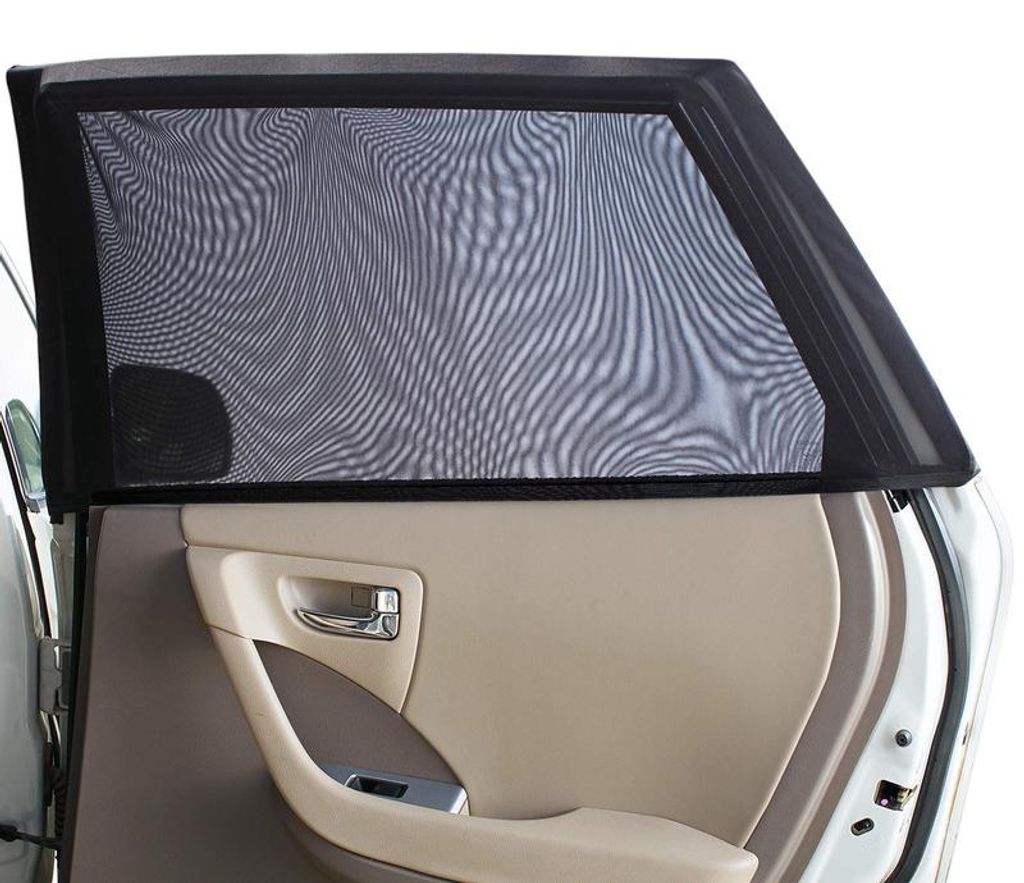 Auto Sonnenschutz 2 Stück dehnbar, UV Schutz für Produktbild 