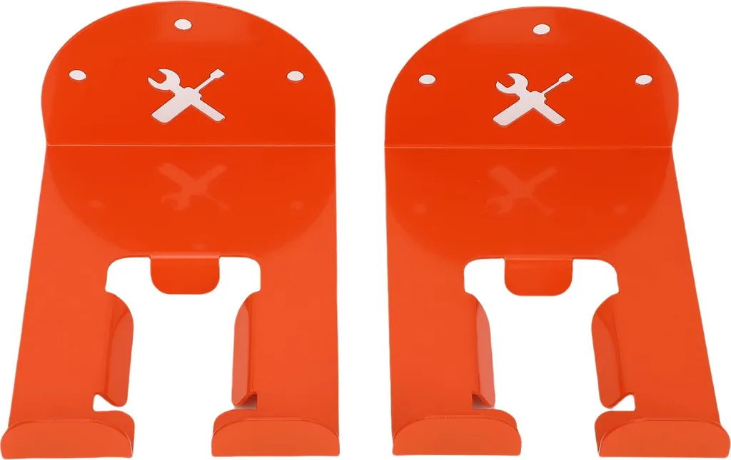 Support de rangement mural pour outils de jardin et coupe-bordure x2