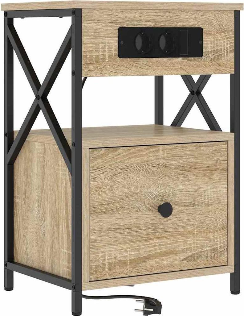 Nachttisch Sonoma-Eiche 40 x 31 x 60 cm Holzwerkstoff