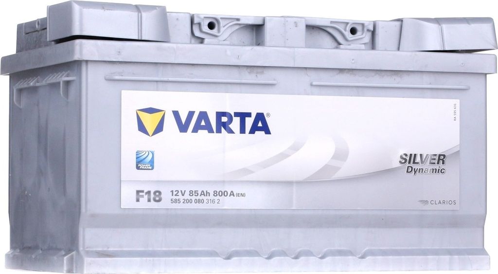 Akumulator samochodowy VARTA Silver Dynamic F18 12V 85Ah Zdjęcie produktu 
