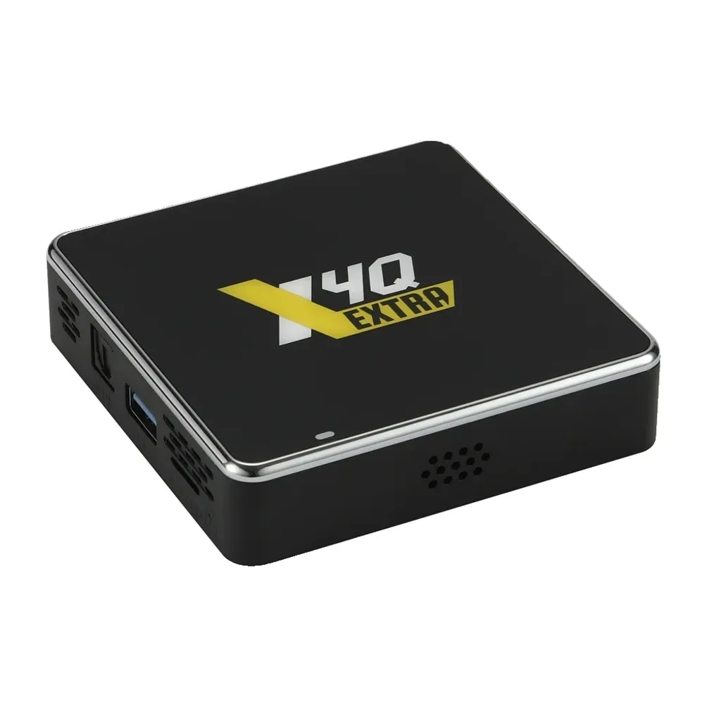 Boîtier TV Android 11 Amlogic S905X4-J Ultra HD 4K - Prise EU incluse