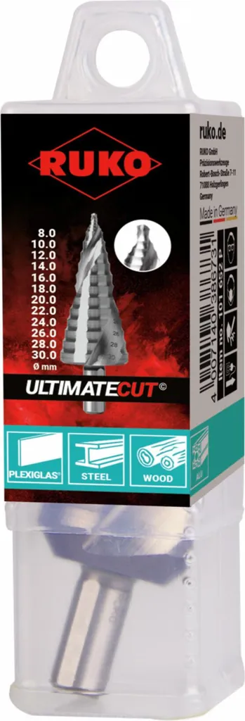Foret étagé FLOWSTEP à coupe rapide ULTIMATECUT Ruko taille 0/9 - 5