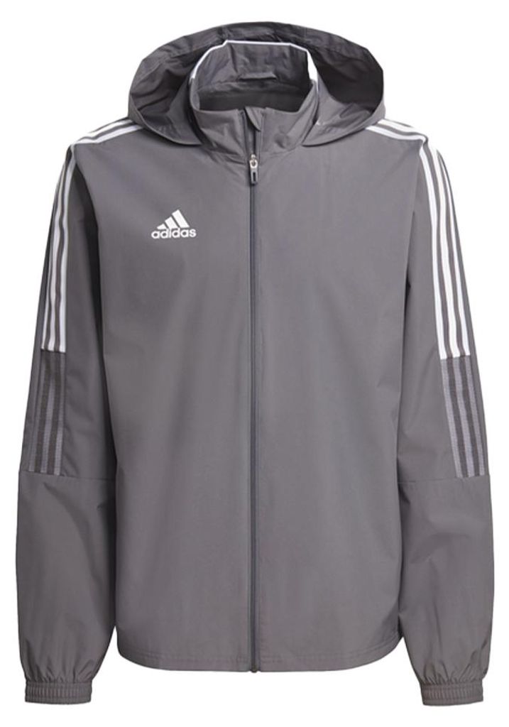Adidas - "Tiro 21" Jacke Allwetter für Herren MR1447 (M) (Grau)