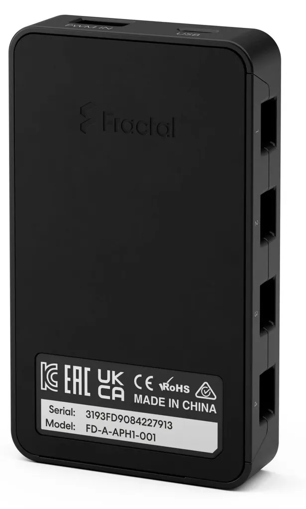 Fractal Design Adjust Pro Hub Noir : Solution Management Câbles et Air - 6